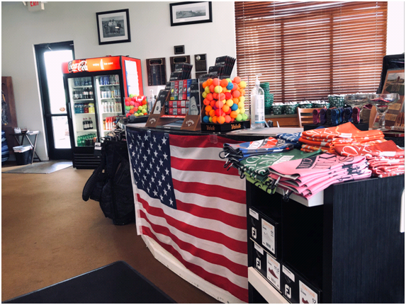 merchandise available at the proshop